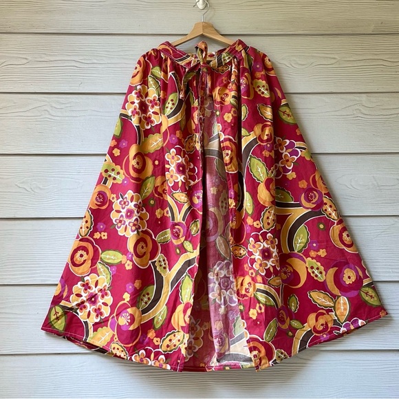 Vintage Fabric | Handmade Cloak Cape Poncho 10095 - Picture 2 of 15